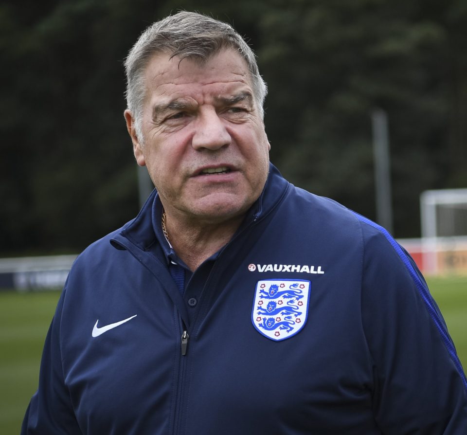 England manager Sam Allardyce will choose his first squad on Sunday