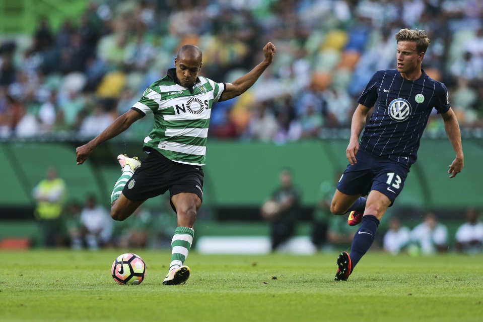  Sporting Lisbon's Joao Mario (left) is also set to sign for the Serie A club alongside Barbosa