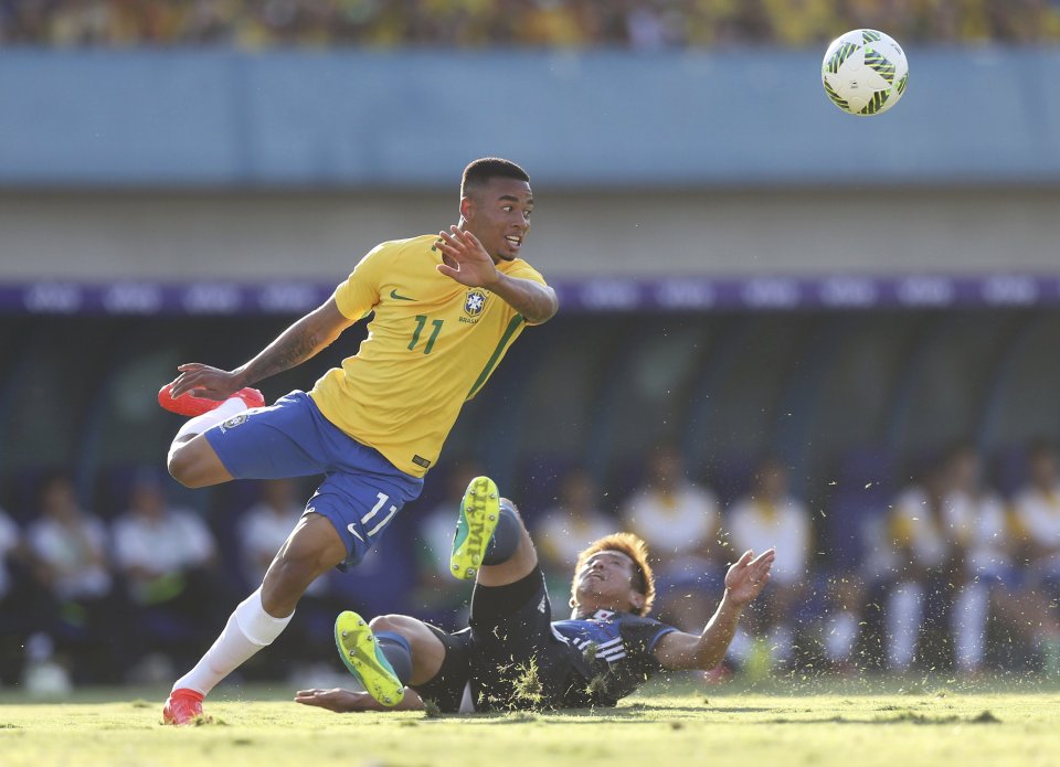 Brazil's Gabriel Jesus has signed for Manchester City for a fee of £27million