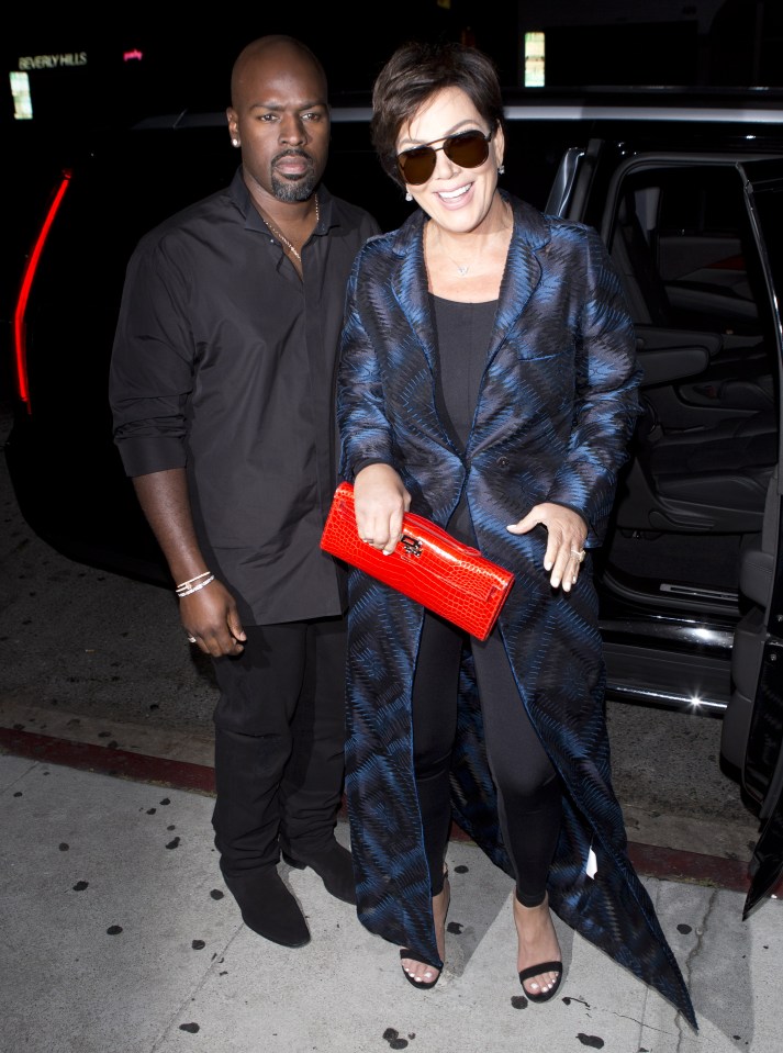  Proud mum Kris Jenner was also at the party with her boyfriend Corey Gamble