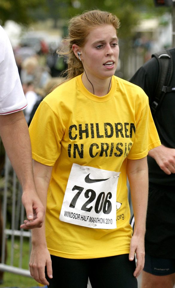 Princess Beatrice running the Windsor Half Marathon, Windsor, Berkshire, Britain - 26 Sep 2010