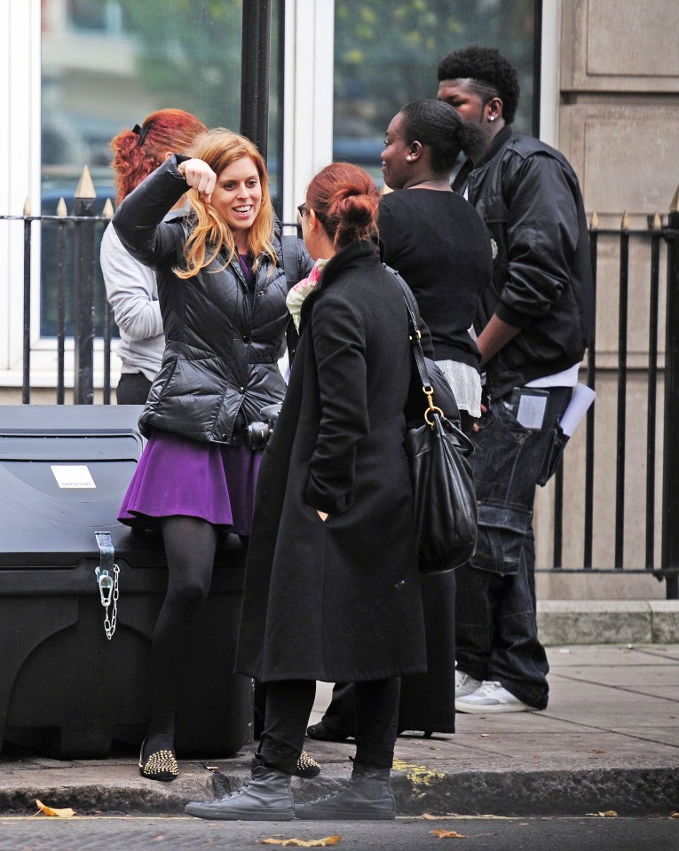 EXC - PRINCESS BEATRICE DIRECTING A SMALL PRODUCTION