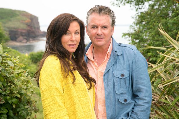  The pair have just been filming EastEnders spin Redwater