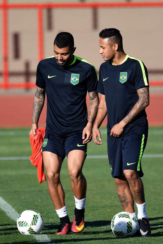 Gabriel Barbosa, Neymar