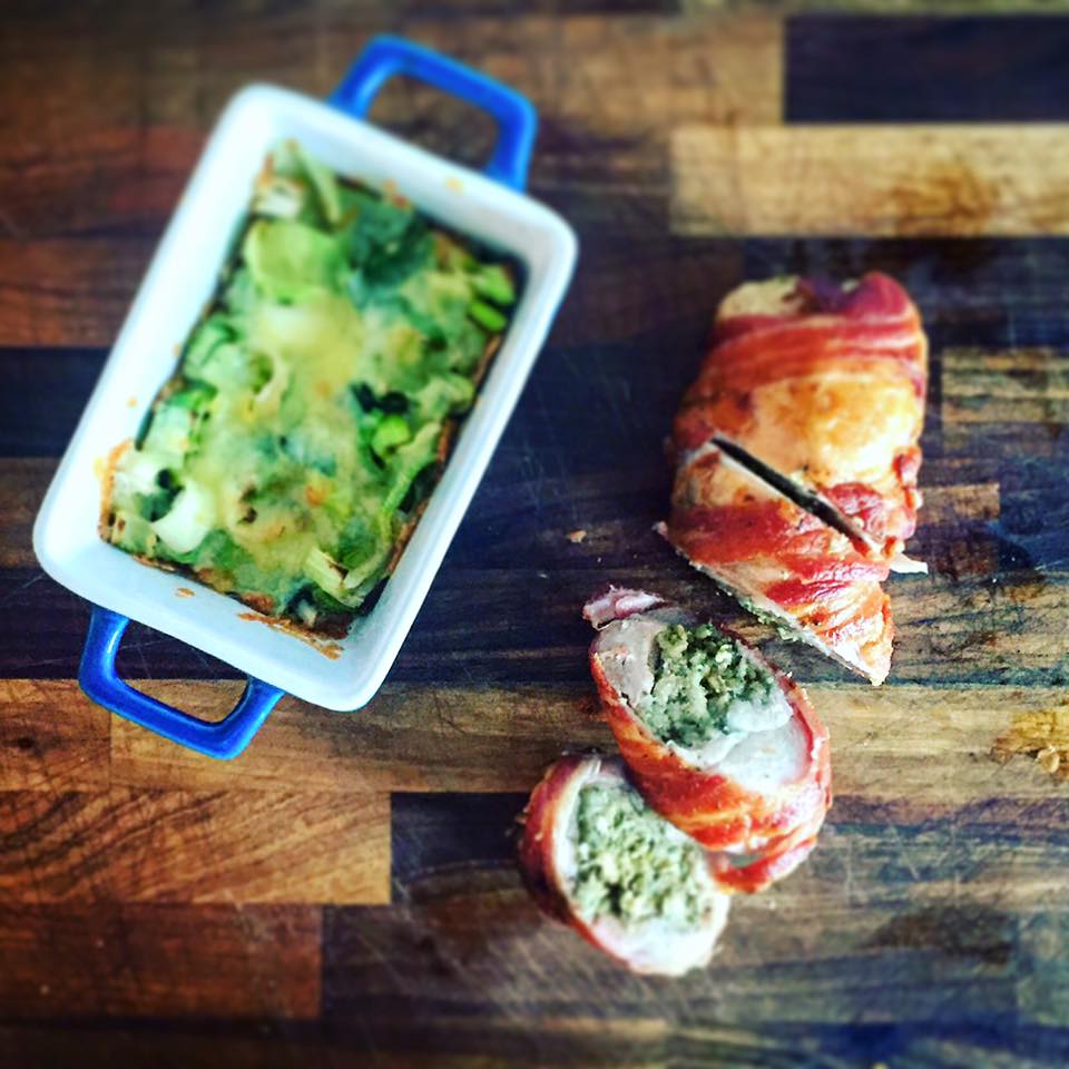  Stuffed ballotine of chicken and cheesy leeks - 99p