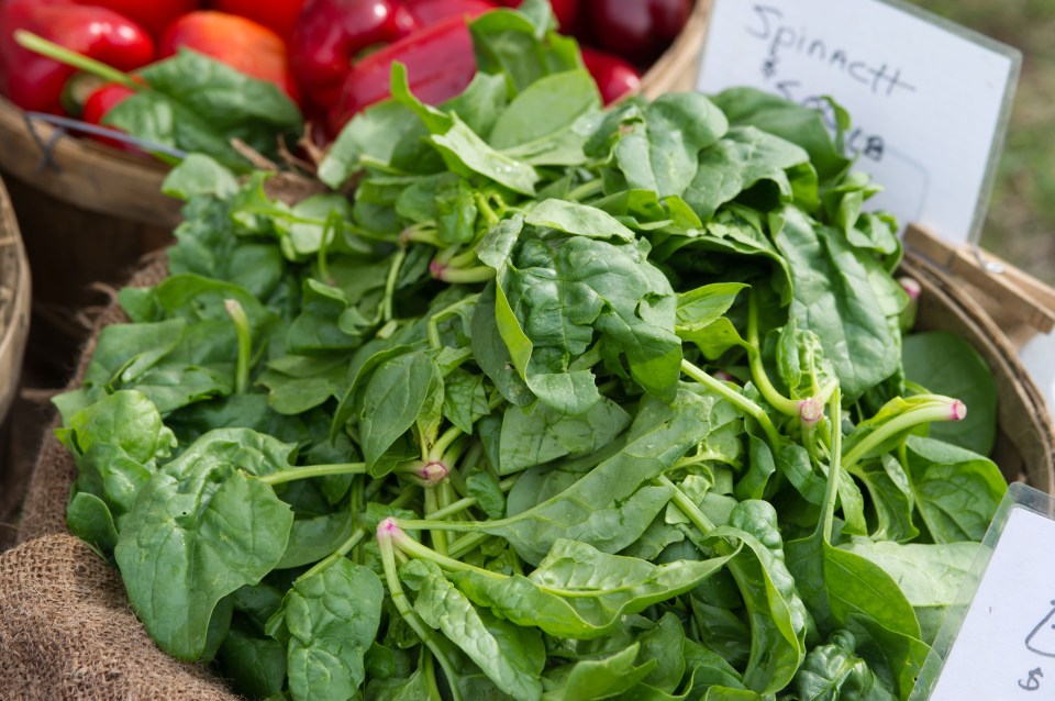  The nutrients in spinach have been shown to improve skin elasticity