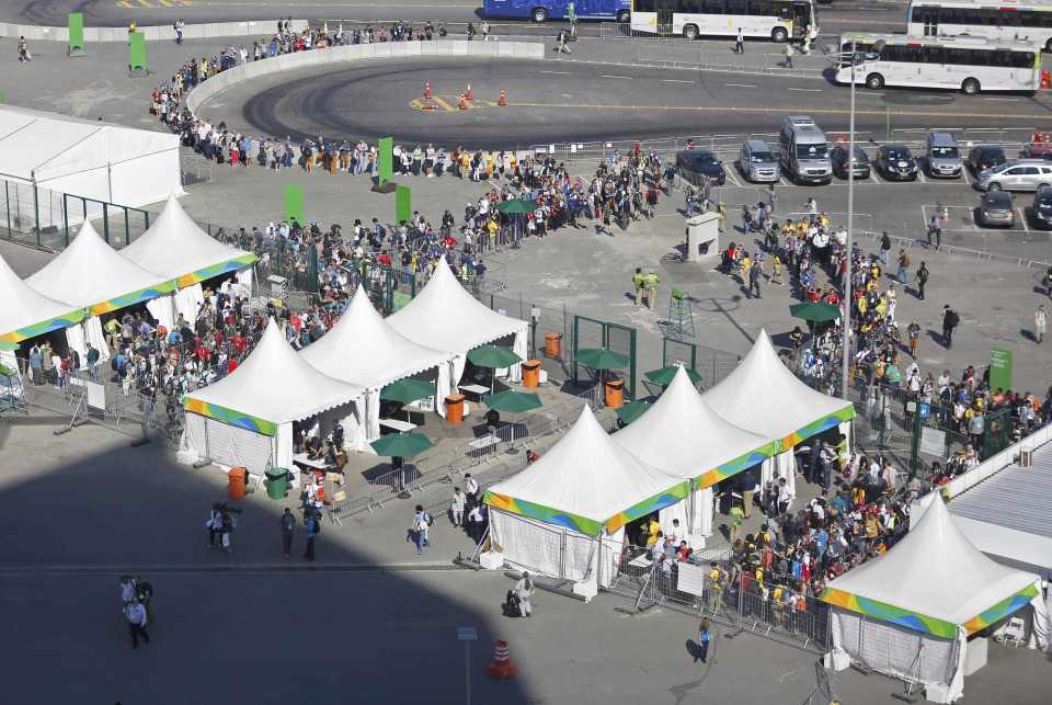  Security checks at the Rio Olympic Park are rigorous but crime in the city is rocketing