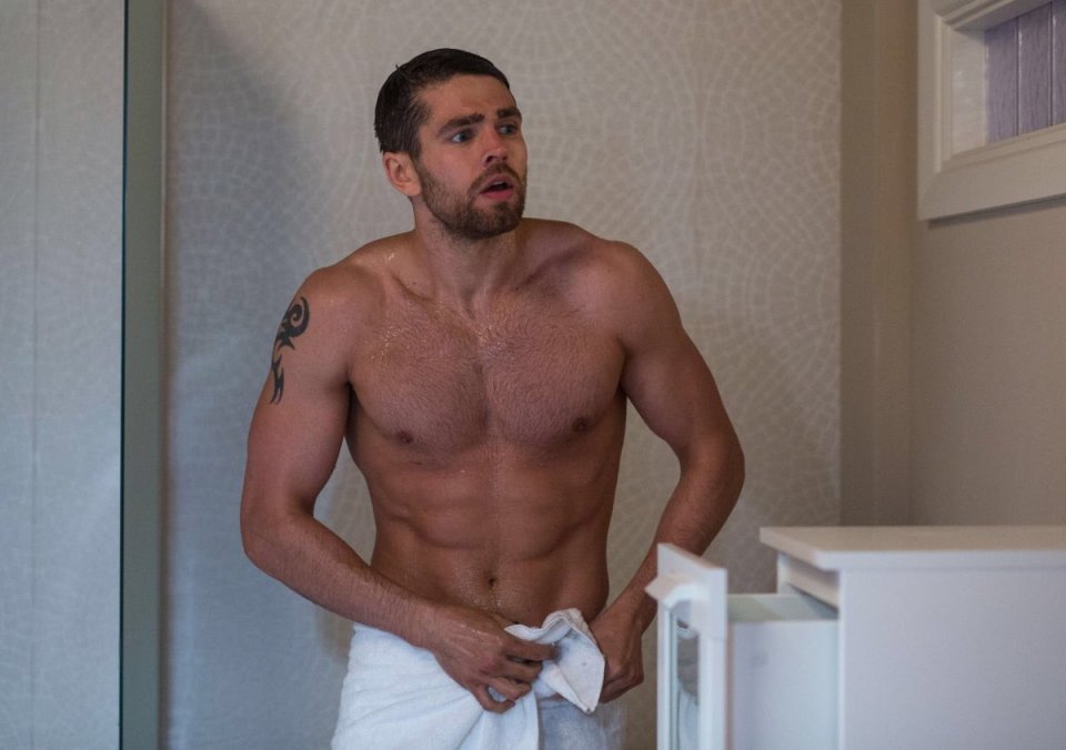  Abtastic . . . EastEnders hunk was not afraid to show off his torso