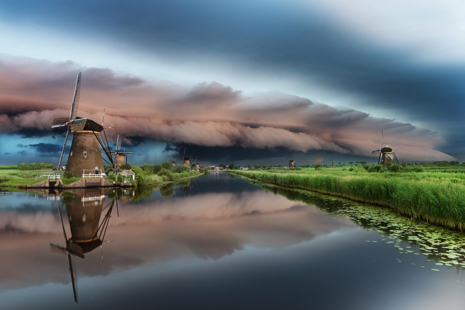 Scary shelf cloud