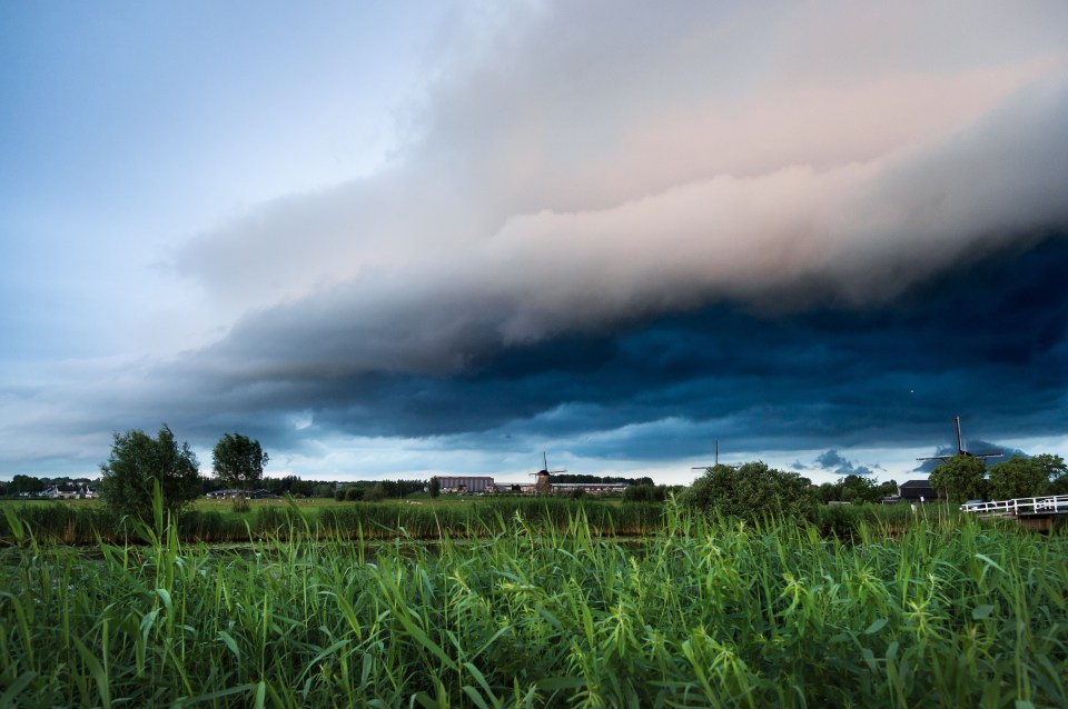 Scary shelf cloud