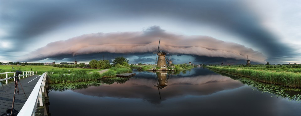 Scary shelf cloud