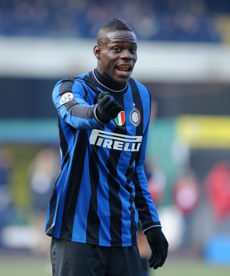 Mario Balotelli first shot to fame during his days at Inter Milan a decade ago