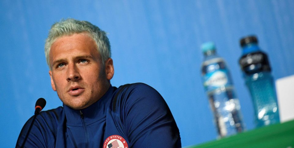 US swimmer Ryan Lochte has an unusual midweek regime of a few relaxing beers