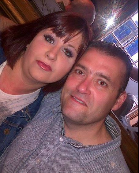 Kirsty moved home but she and husband Paul, pictured, kept a close eye on Rita