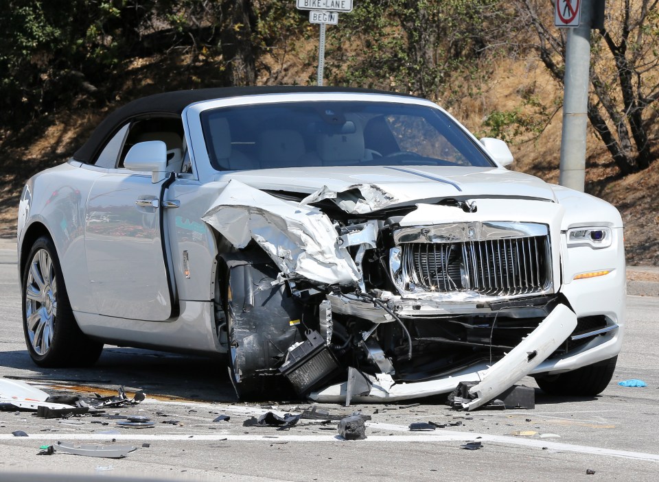 The luxury car is only a week old