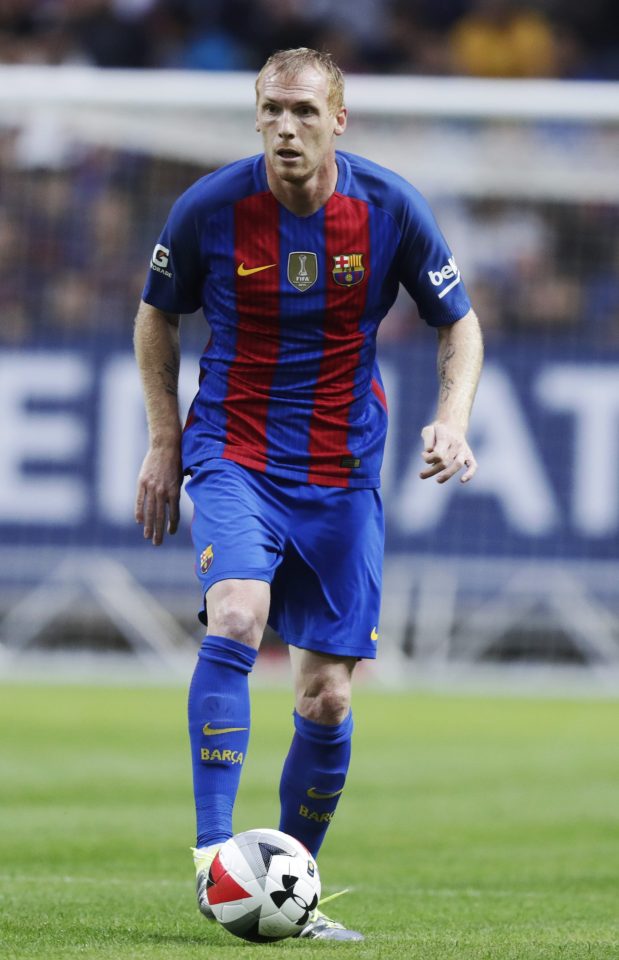  Jeremy Mathieu is also missing for Barca