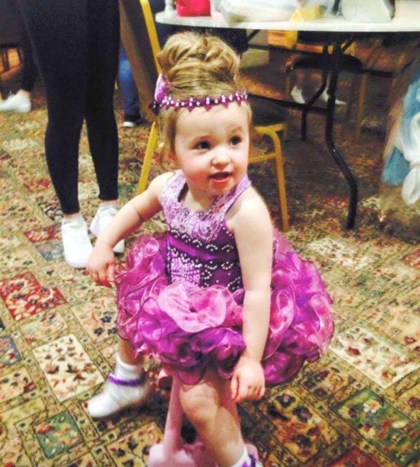  Bella went t o her first pageant at 19 months