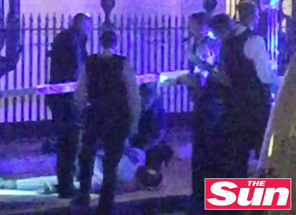  The man was hit by a taser outside the Clarendon Hotel after running away down Bedford Place.