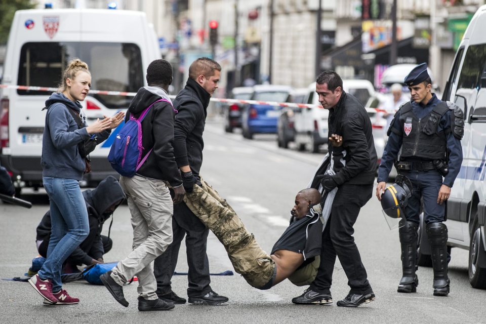  French police have been cracking down on the squats in recent months