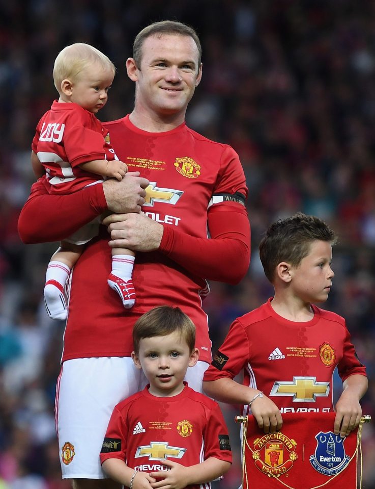 Wayne Rooney and family