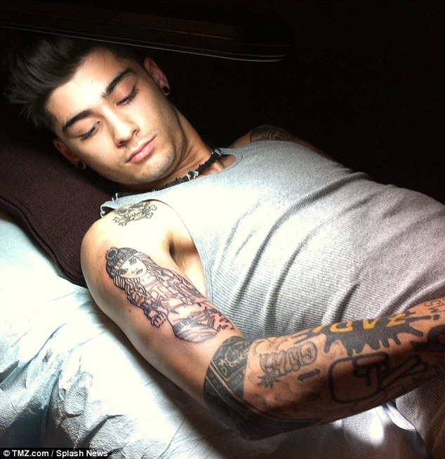 Zayn had the tattoo done in 2013 