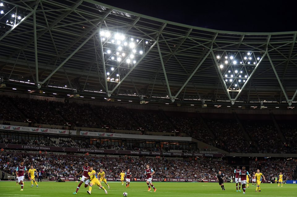 There were 54,000 fans in attendance as West Ham made a winning start to life at their new home