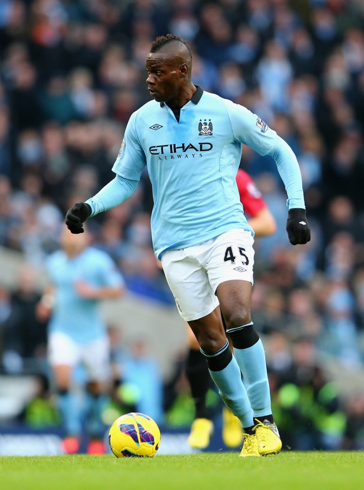 Mario Balotelli also enjoyed a controversial spell at Premier League side Man City