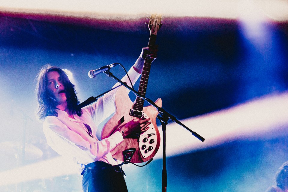 Tom Ogden of The Blossoms performs