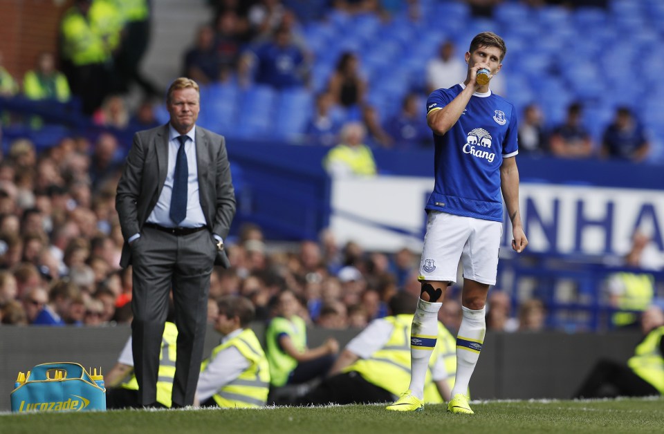 Ronald Koeman and John Stones