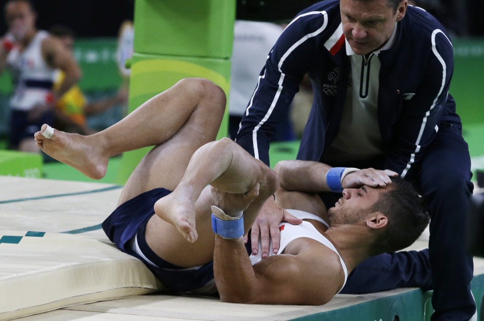  French gymnast suffered gruesome leg break which shattered his Olympic dreams