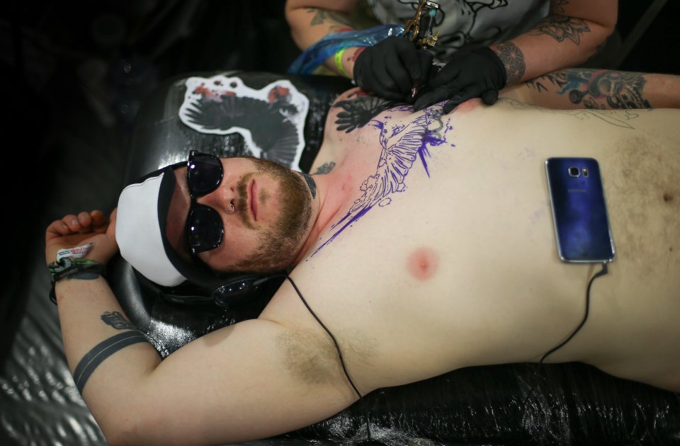 Plenty of top quality tattoos were on display, with many more inkings dished out over the course of the event