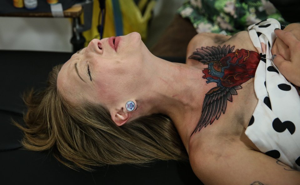 The convention saw hundreds of tattoo loving attendees go under the needle to create stunning pieces 