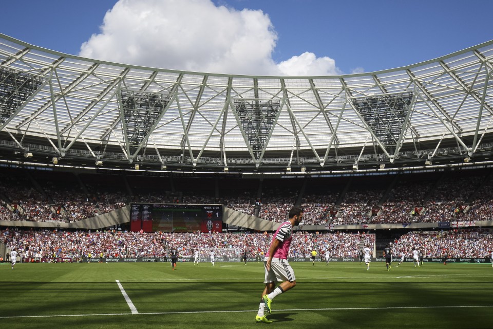 It was West Ham's second ever match at the London Stadium