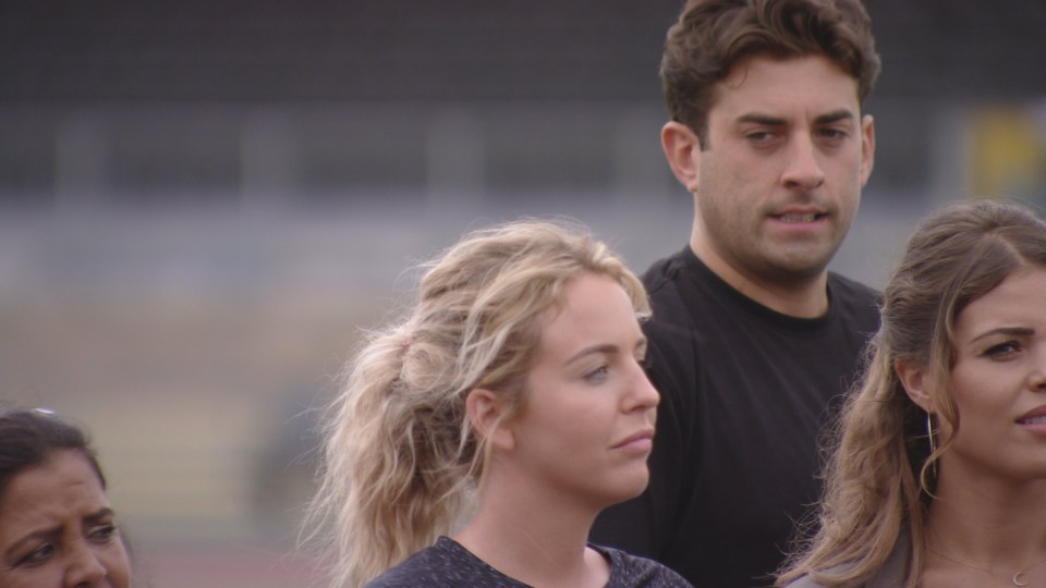  James was seen gazing at Lydia at Sports Day