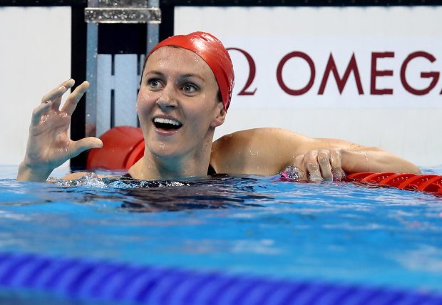 Jazz Carling swam to a brilliant silver medal in the 400m freestyle