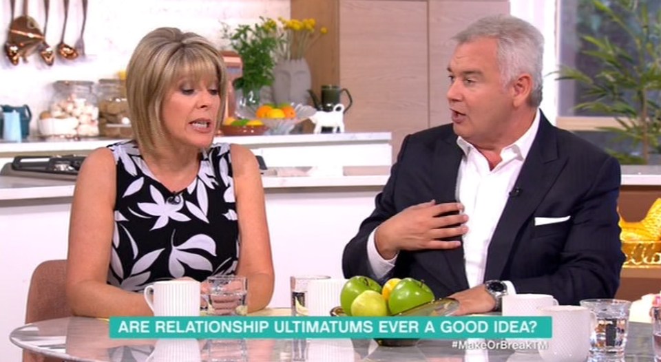  The presenter made the shock admission as the pair hosted Monday’s This Morning