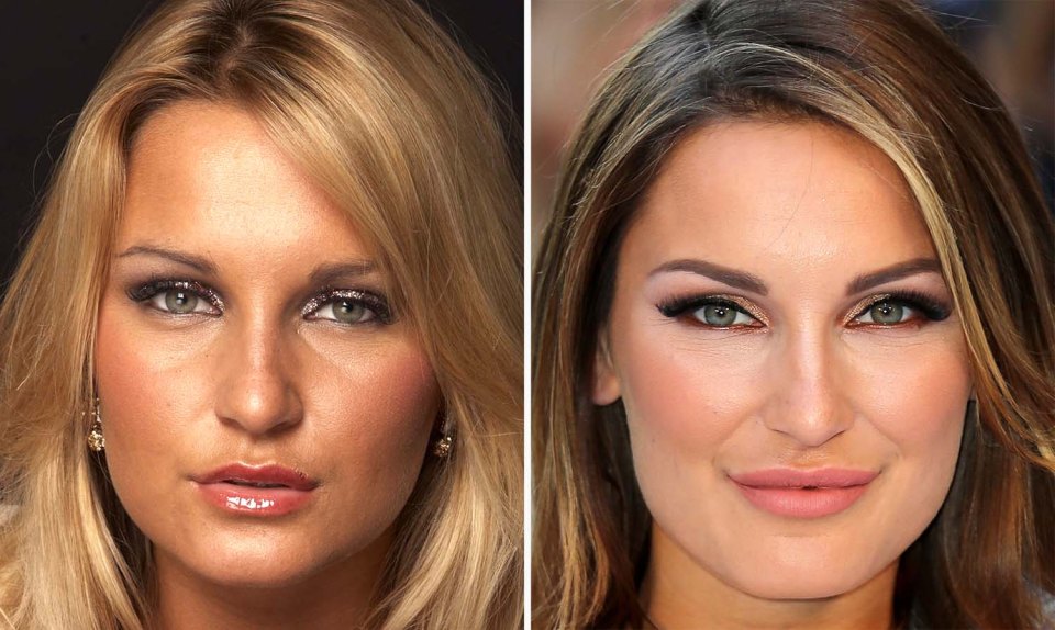 Sam Faiers when she burst onto the scene in 2010, left, and as a yummy mummy now, right