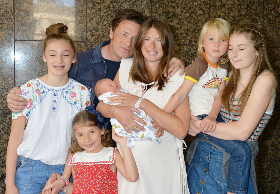  The new baby completes the Oliver family of seven