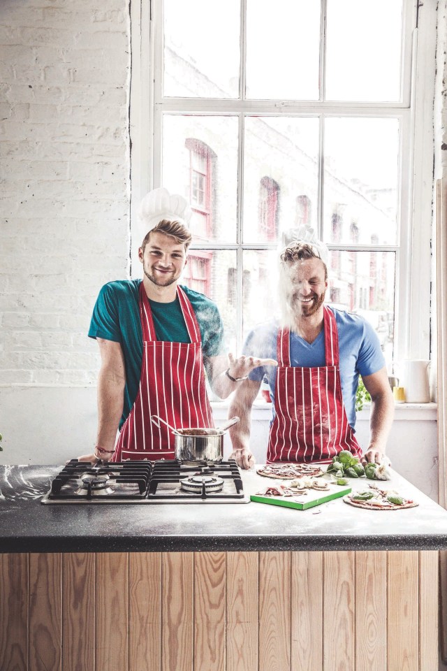  Fitness gurus John Chapman, left, and Leon Bustin are known as The Lean Machines