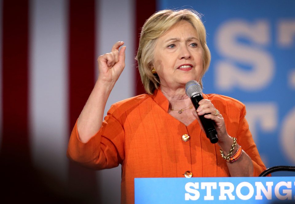 Hillary Clinton campaigns in Kissimmee, Florida