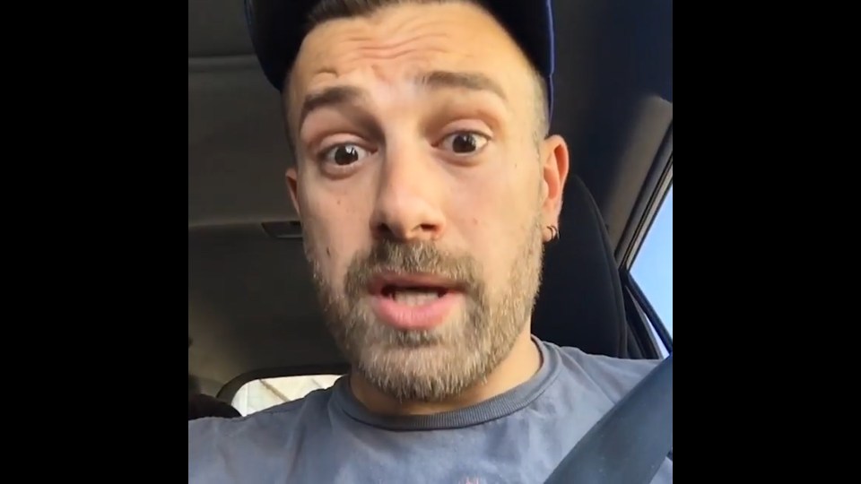  Jesse Blaze Snider posted the video to Instagram moments after his wife delivered their fourth child in the car