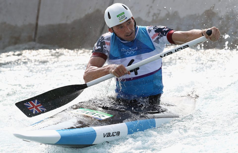  Florence blew his big chance of a medal in the slalom