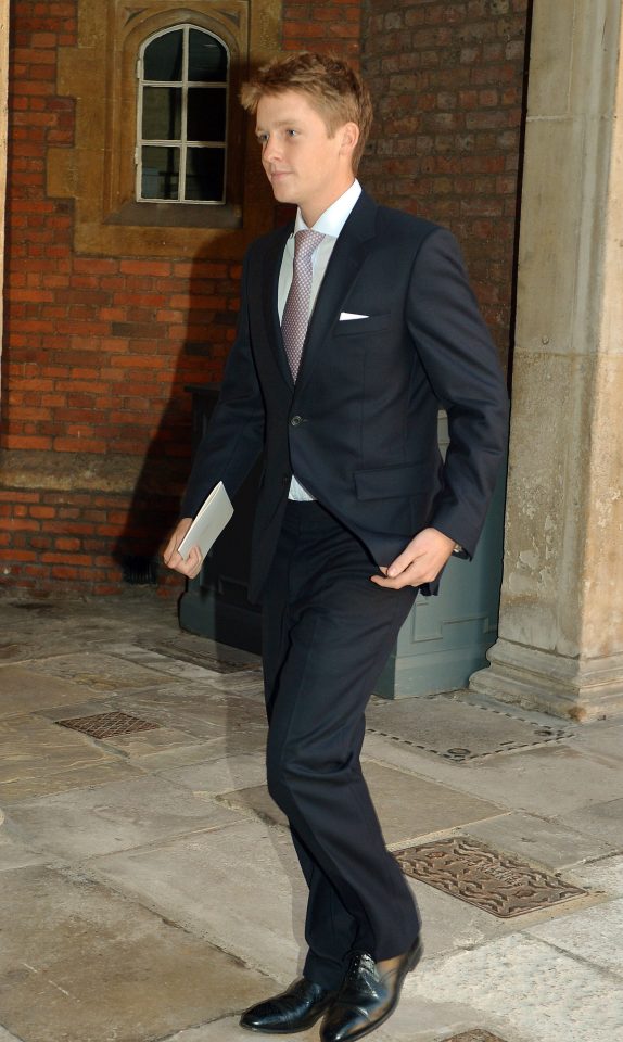  Hugh Grosvenor, the new Duke of Westminster, at Prince's George's christening when he was godfather