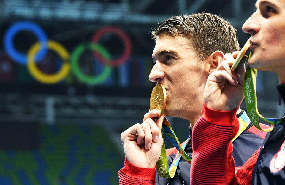  Michael Phelps has won 21 of America's gold medals through history