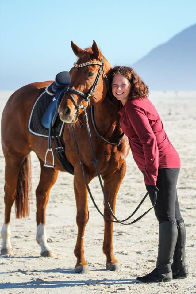 Antoinette is trying to get over her fear of being kicked by horses and said she is hopeful she will get her confidence back