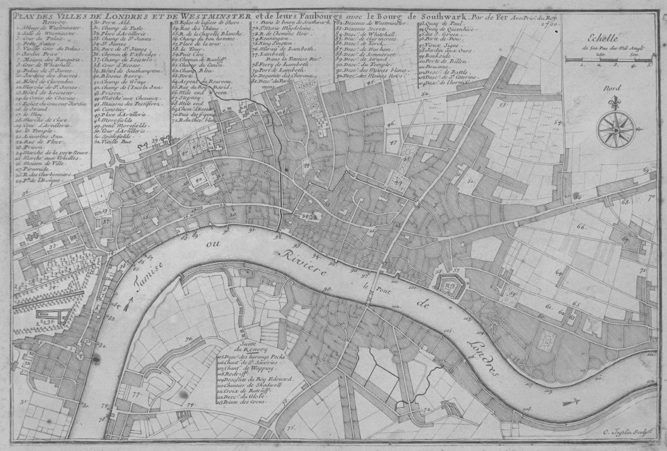 London expands in the 1700s