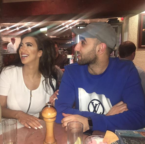  Chloe and her ex-husband Mohammad are pictured on her Instagram page