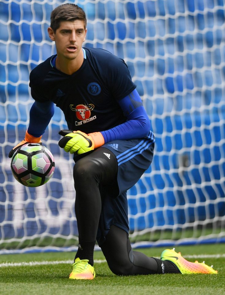 Courtois says he is very happy at Stamford Bridge