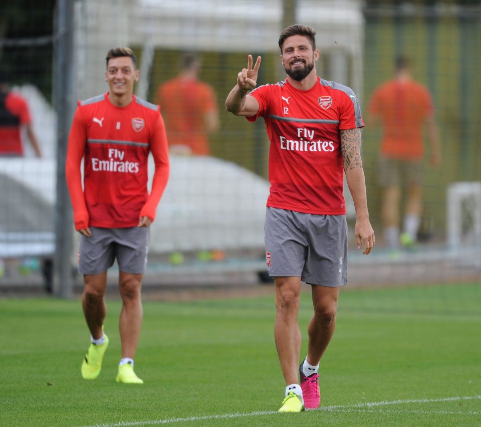 Arsenal Training Session