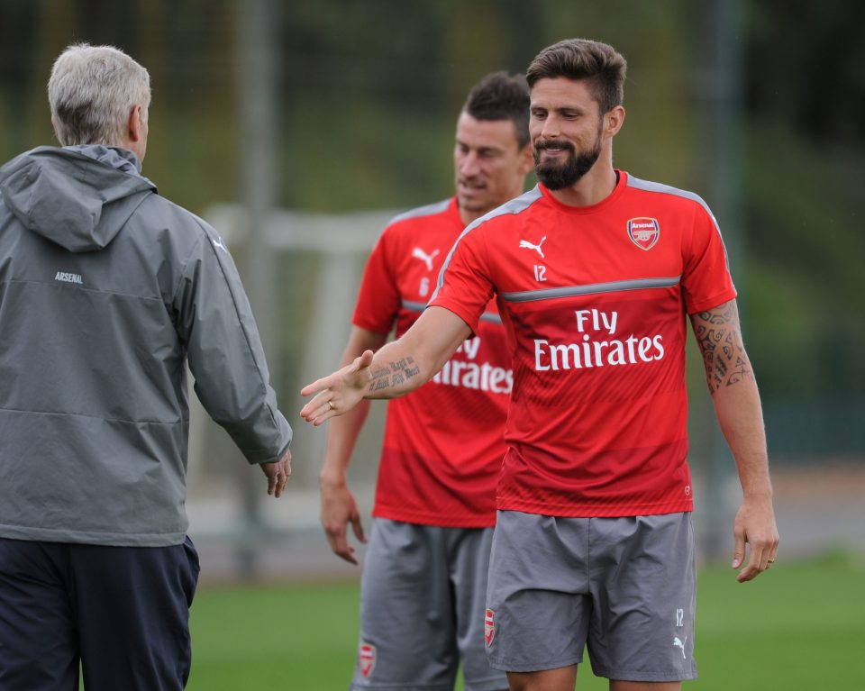 Arsenal Training Session